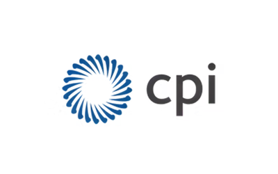 CPI logo with a blue spiral design and the letters 'cpi' in gray.