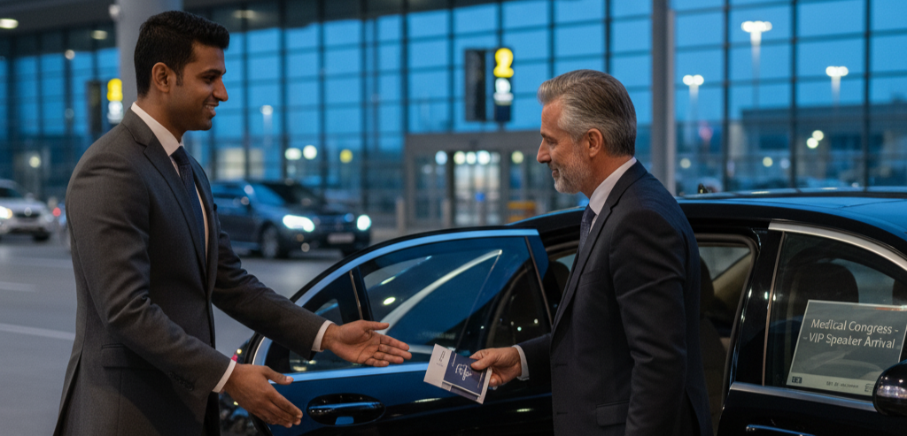  suplicy rsvp concierge - concierge recebendo convidado vip em um ambiente de aeroporto 