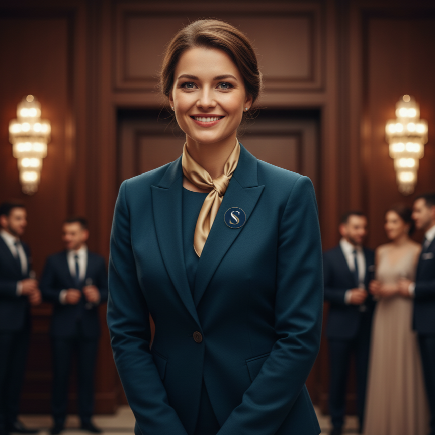 Consultora da Suplicy RSVP sorrindo, simbolizando atendimento humano e tecnologia