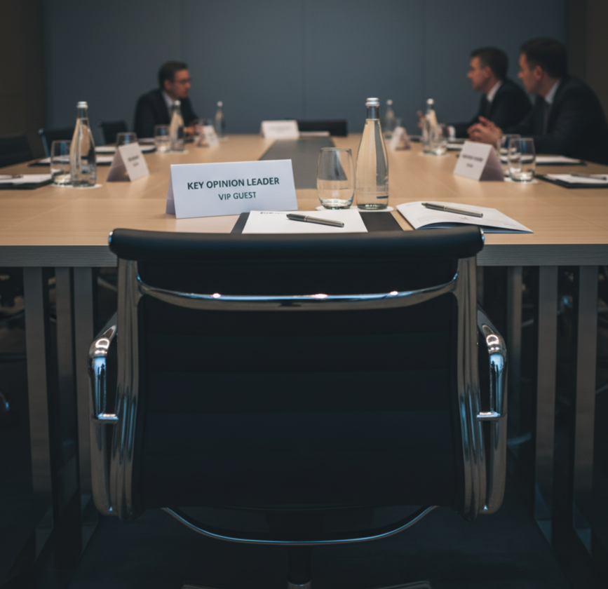 Executivos em reunião, consultoria estratégica para eventos corporativos