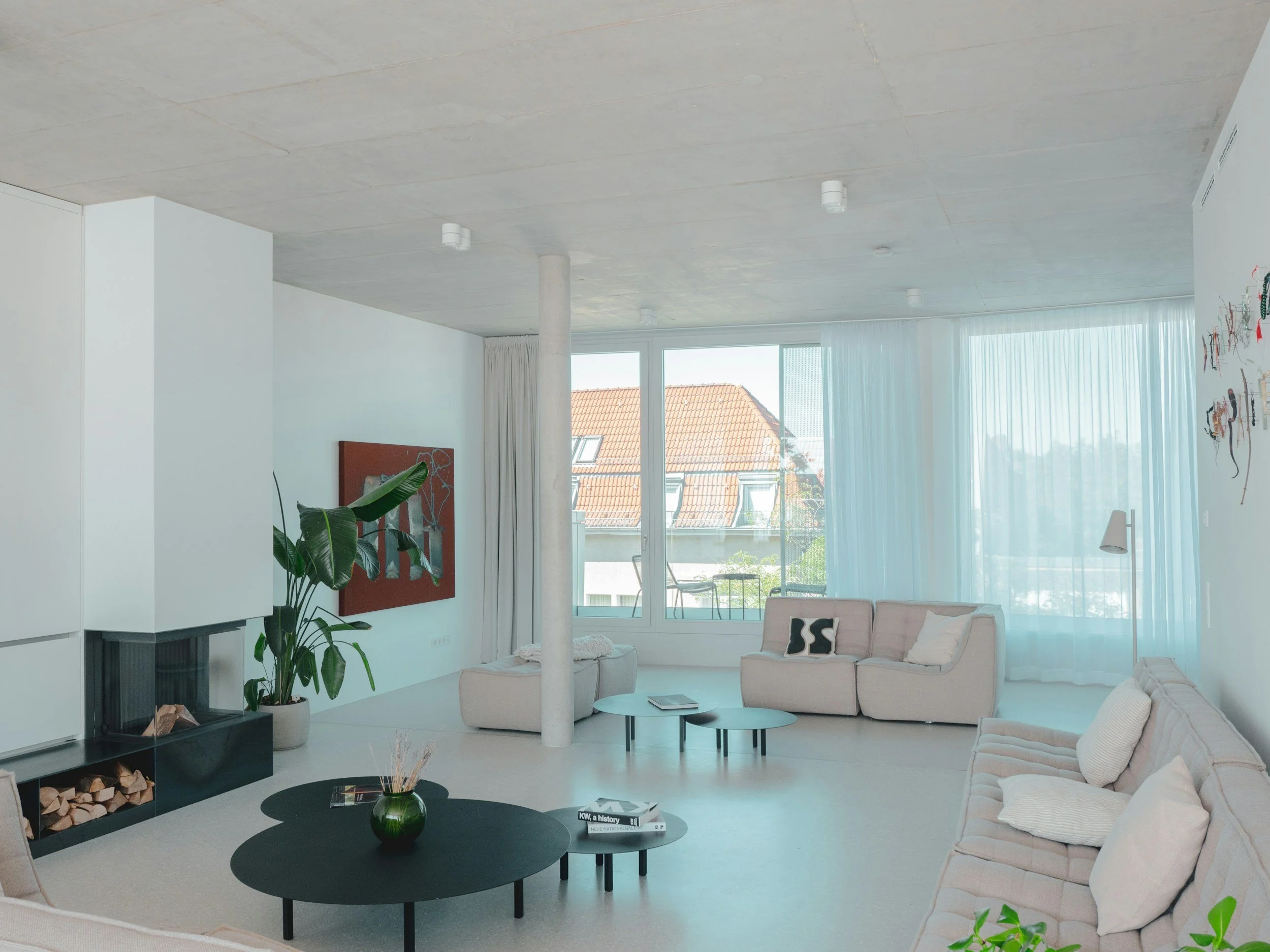 luxury home with natural light