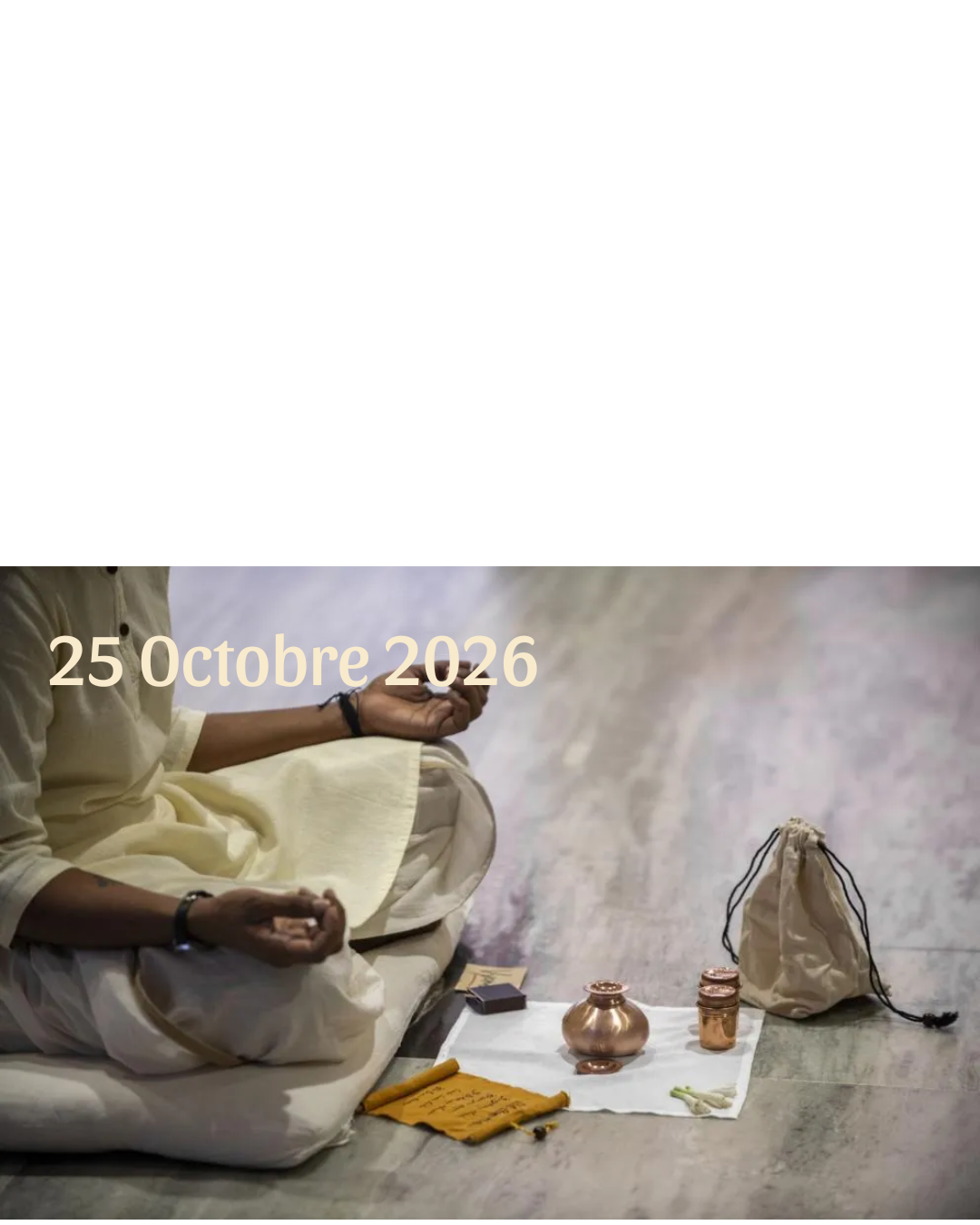 Stage Bhuta Shuddhi - Paris