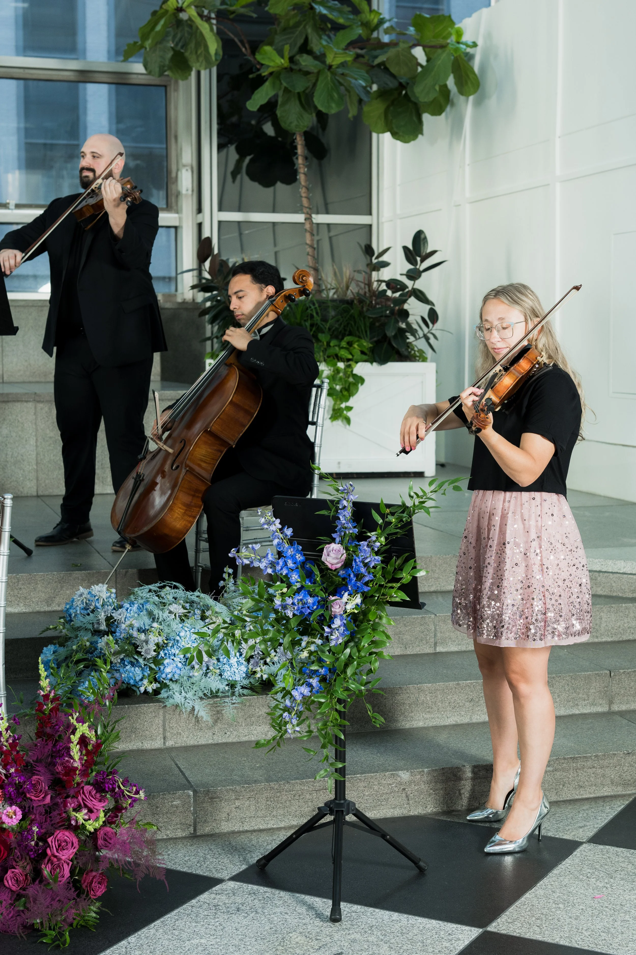 Samantha Smith performing with Radiant Strings.