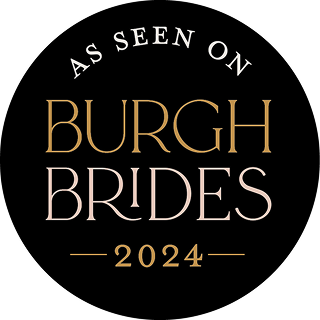 As seen on Burgh Brides 2024 badge.