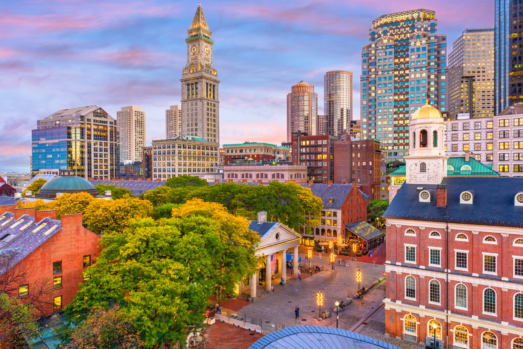 Boston skyline view, representing the local Massachusetts community served by specialized telehealth psychiatry.