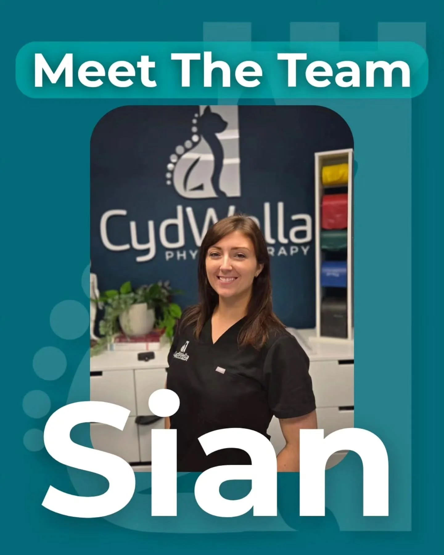 🏰 Meet Sian, Owner &amp; Chartered Physiotherapist at CydWella!

Sian is the heart behind CydWella Physiotherapy, bringing years of experience in sports, trauma and orthopaedics, musculoskeletal and neurological rehab to her hometown of Kidwelly. 🐈