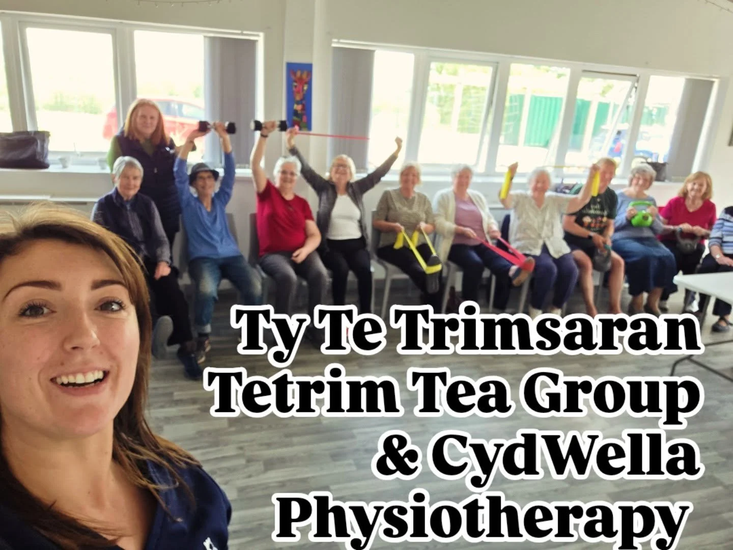 Had a blast with Ty Te Trimsaran @tetrimteas Teas group providing a group exercise session with strength and balance training focus at Trimsaran Leisure Center. 🏋️&zwj;♀️

What a fantastic group of ladies with strong Welsh community spirit 🙌✨

Diol