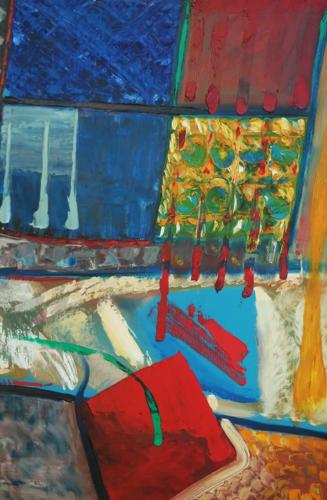 The Protecting Veil, oil on panel, 43x81cm