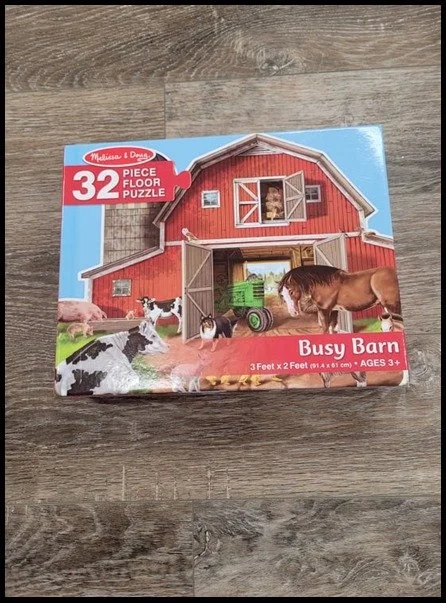 P14 Busy Barn Floor Puzzle