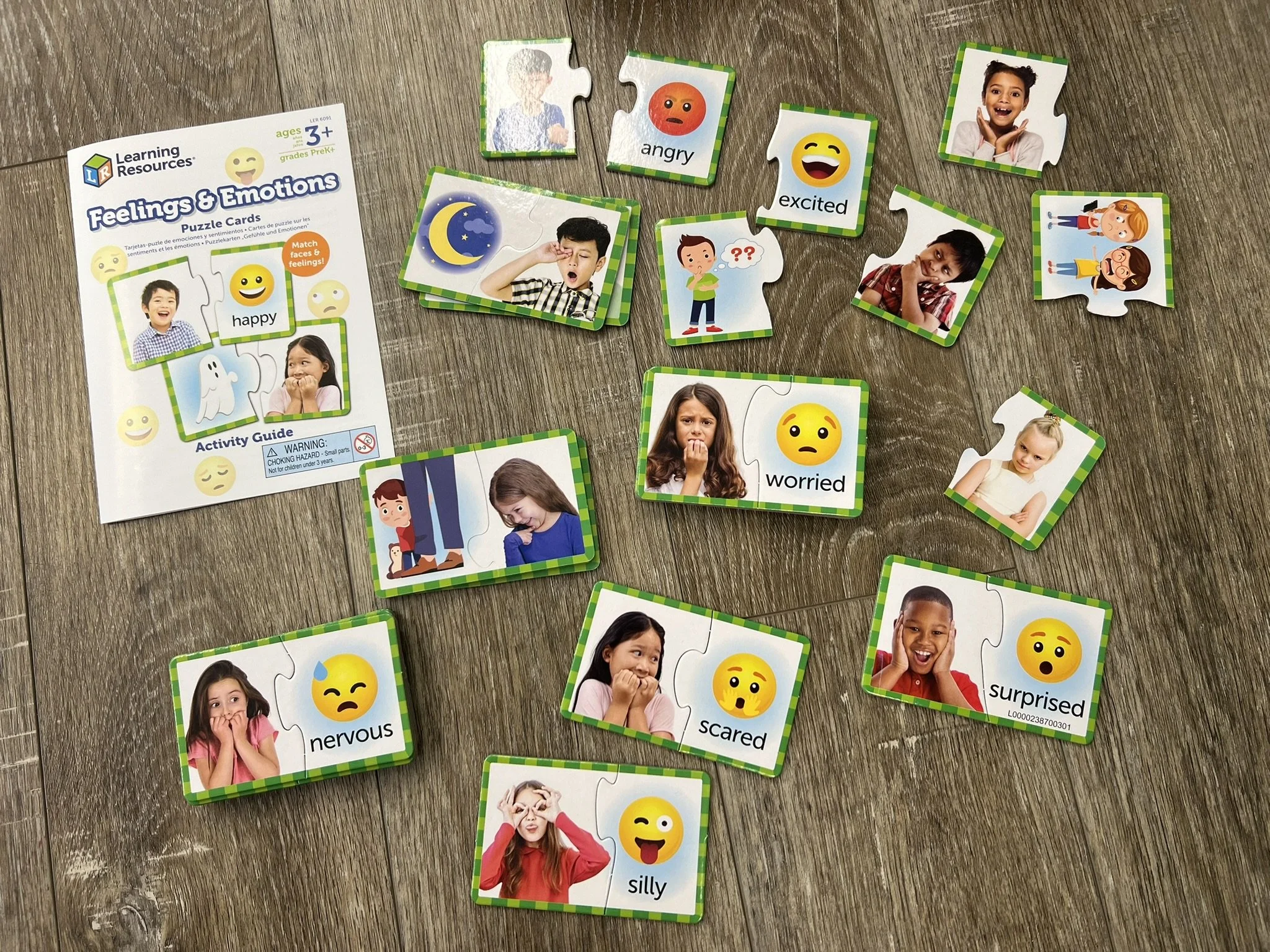 E30-Feelings & Emotions Puzzle Cards