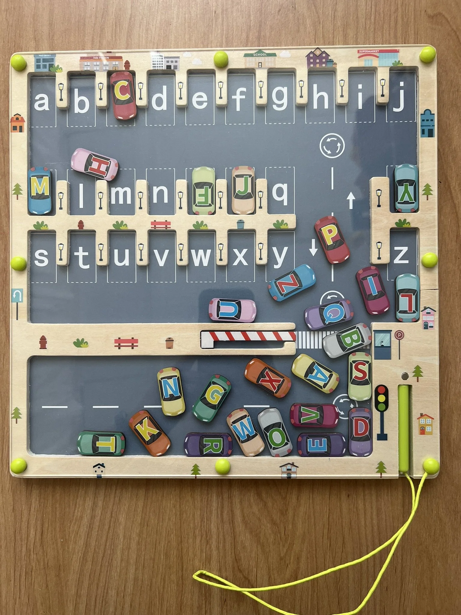 P01 Parking lot and Alphabet Magnetic Maze