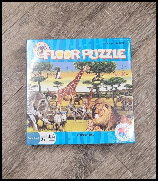 P12 African Plain Floor Puzzle