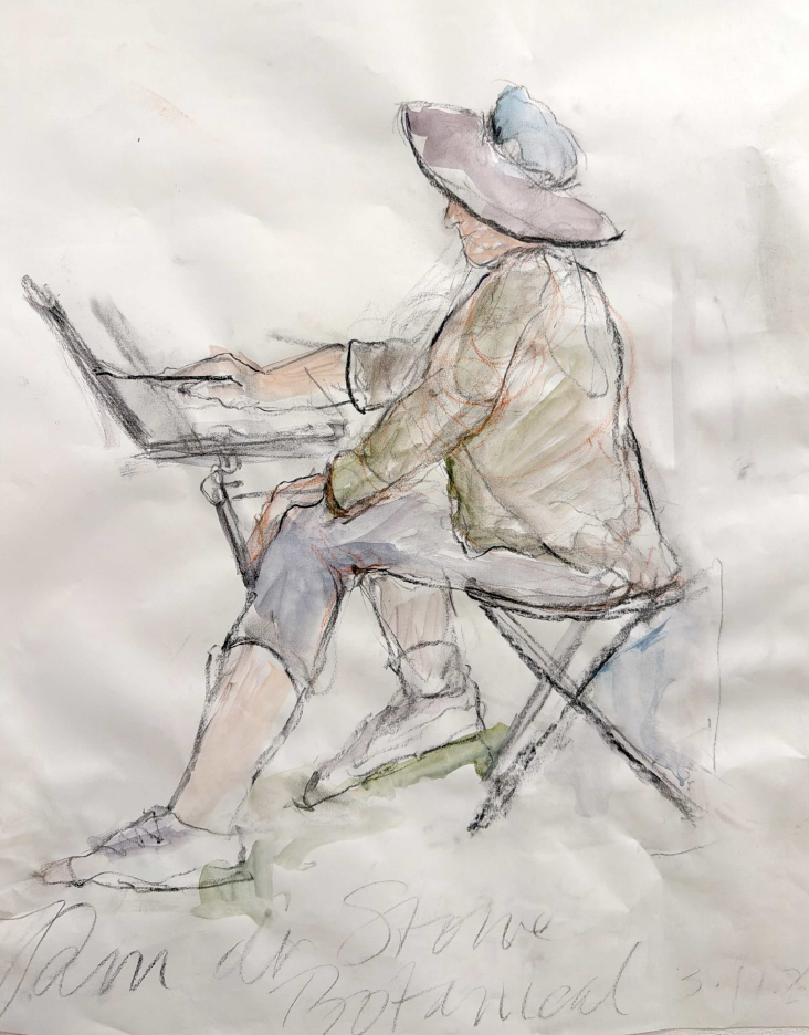 Pam at Stowe Botanical Gardens - Suzy Hannon