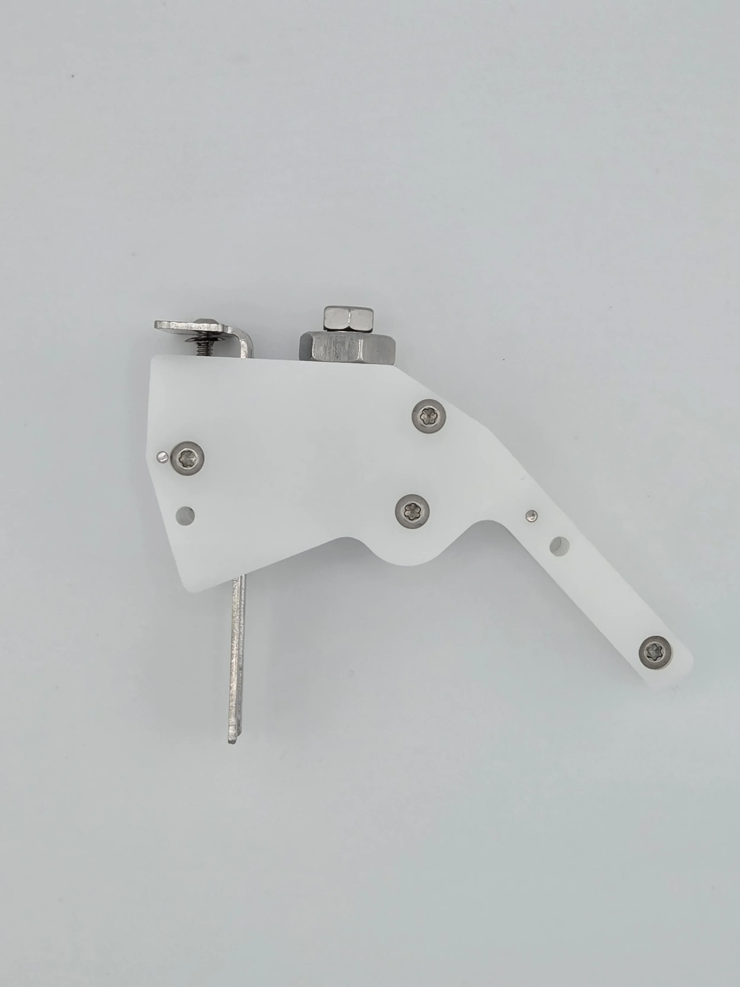 Wright-Out Hip Stem Extractor Guide Block (Side View 2)