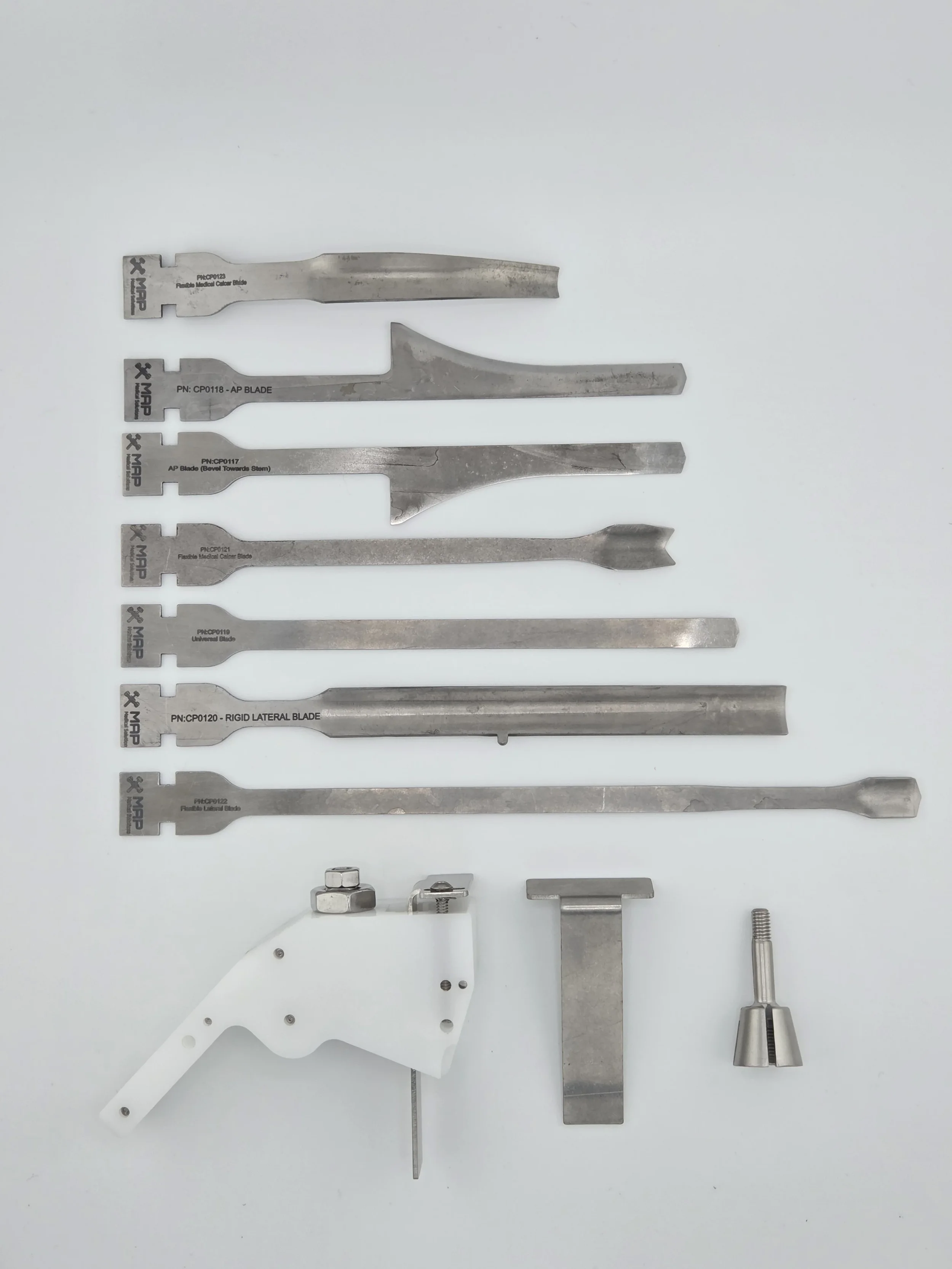 Wright-Out Hip Stem Extractor Guide Block and Osteostome Blade Kit