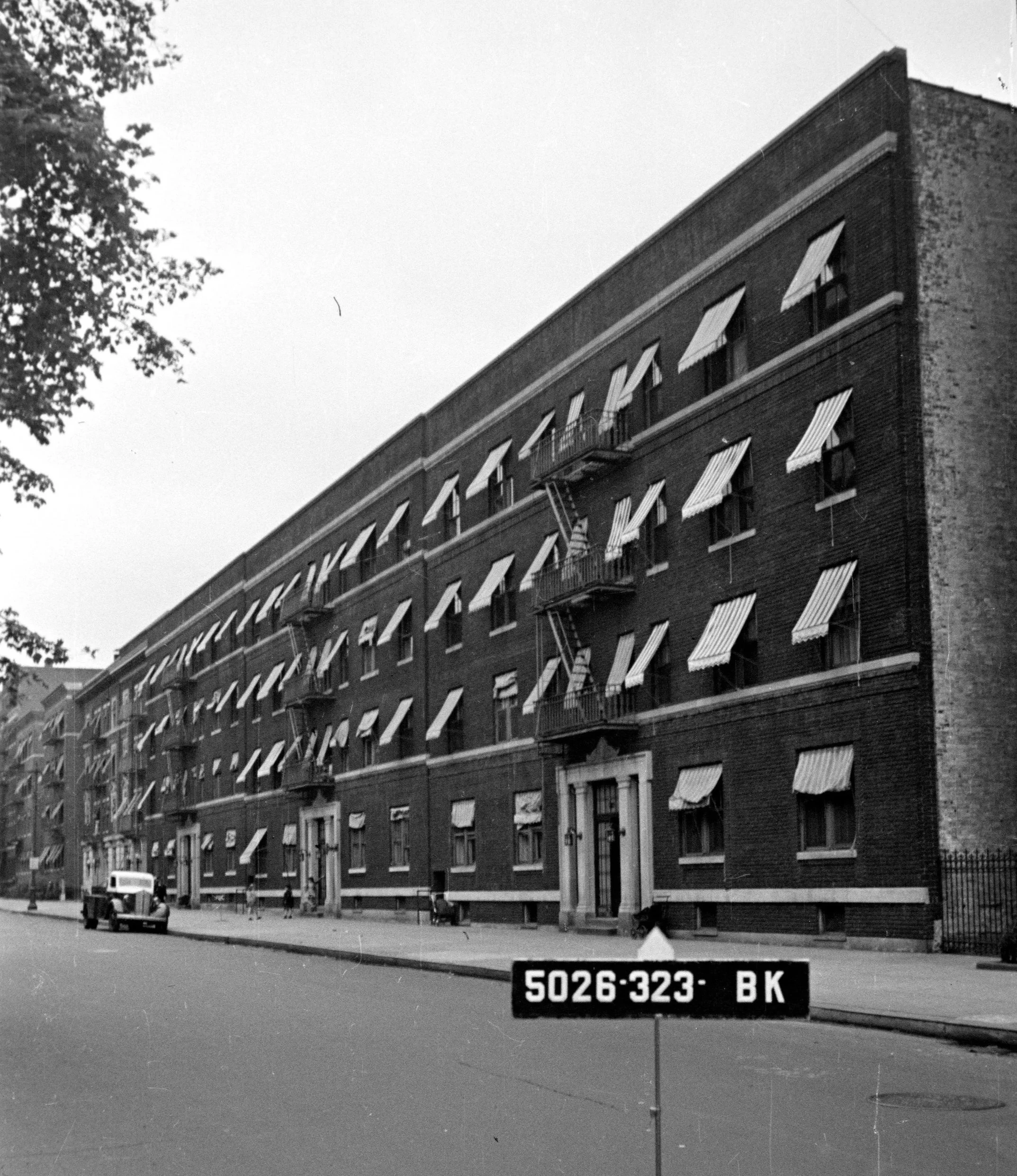 Ocean Avenue, Brooklyn, c. 1940, NYC Municipal Archives