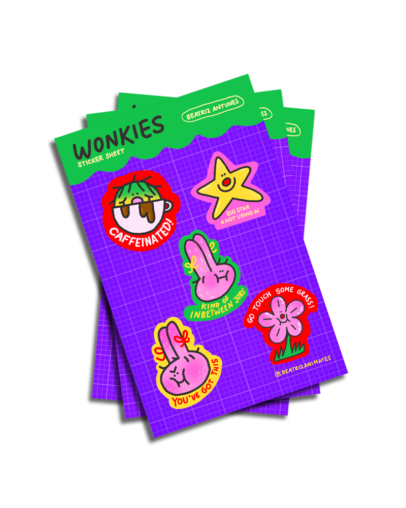'Wonkies' Sticker Sheet