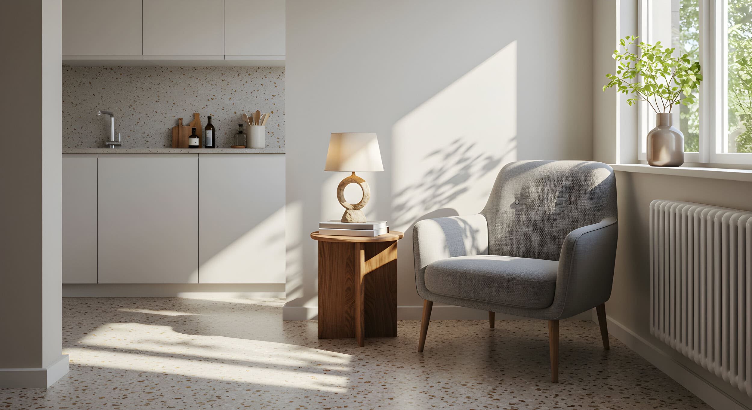 Warm & cosy home after heating being serviced