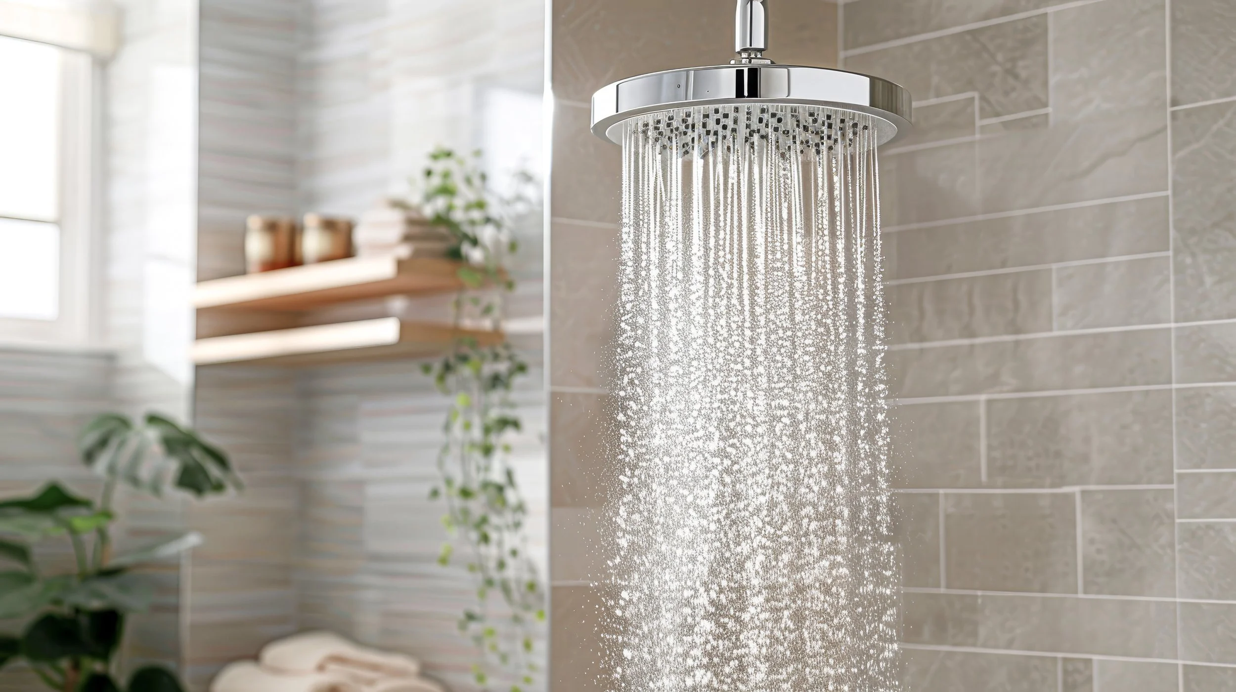 Warm shower after boiler repair