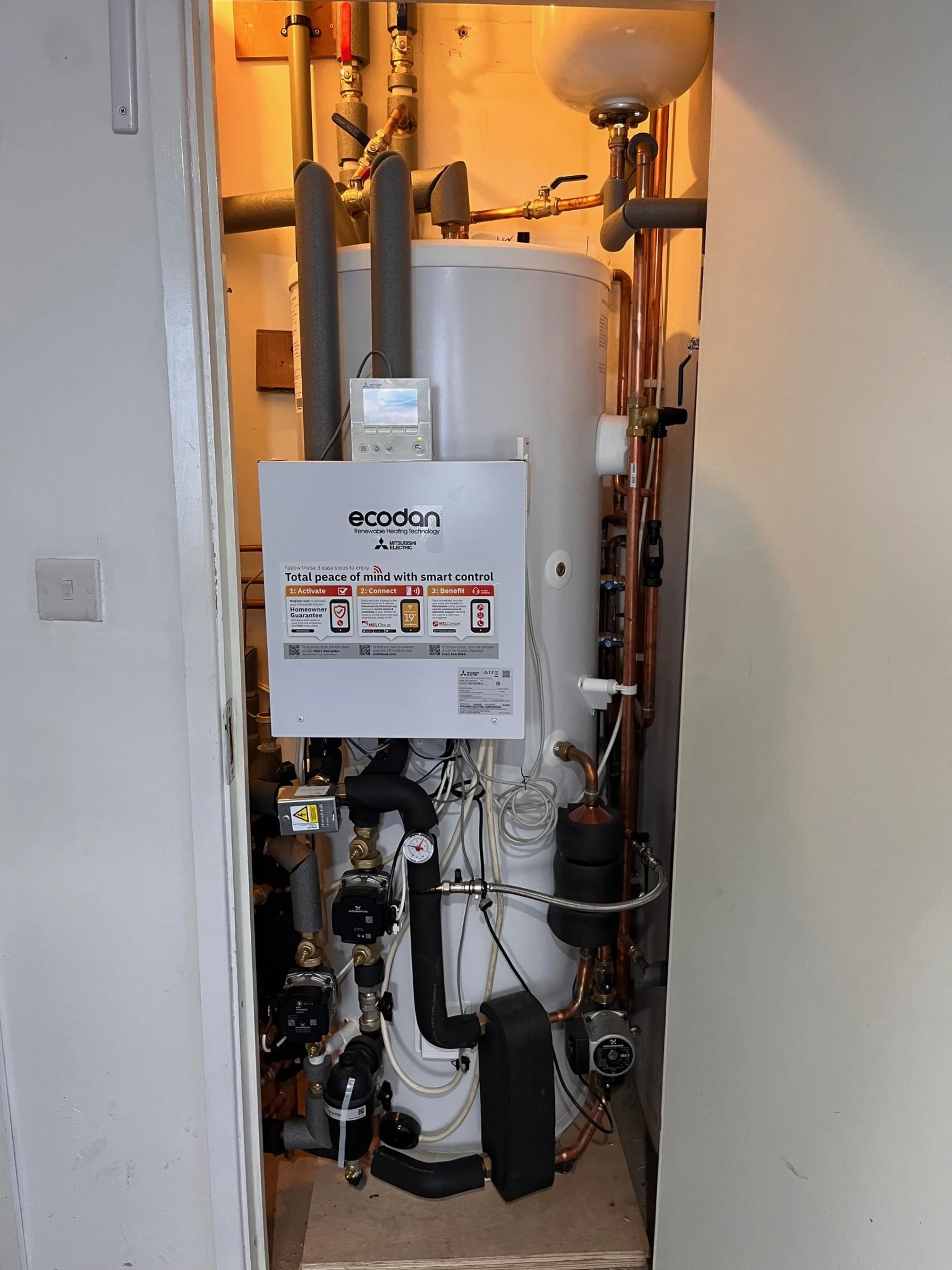 Air source heat pump installation Sutton