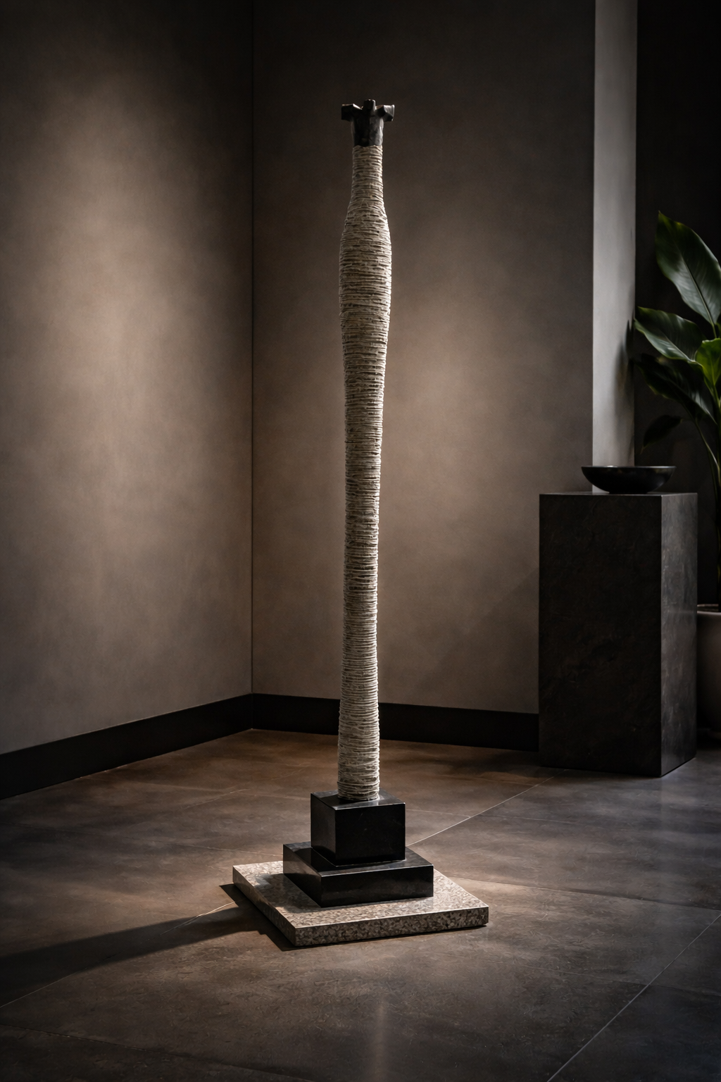 sculpture contemporaine en granite 