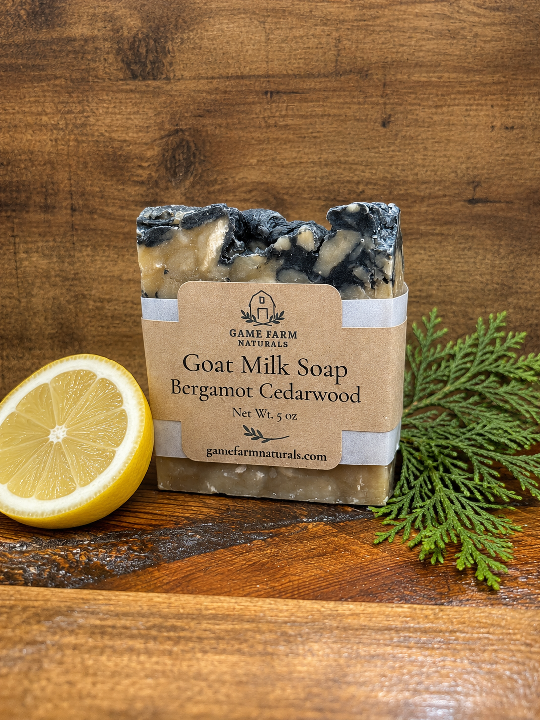 Bergamot Cedarwood Goat Milk Soap