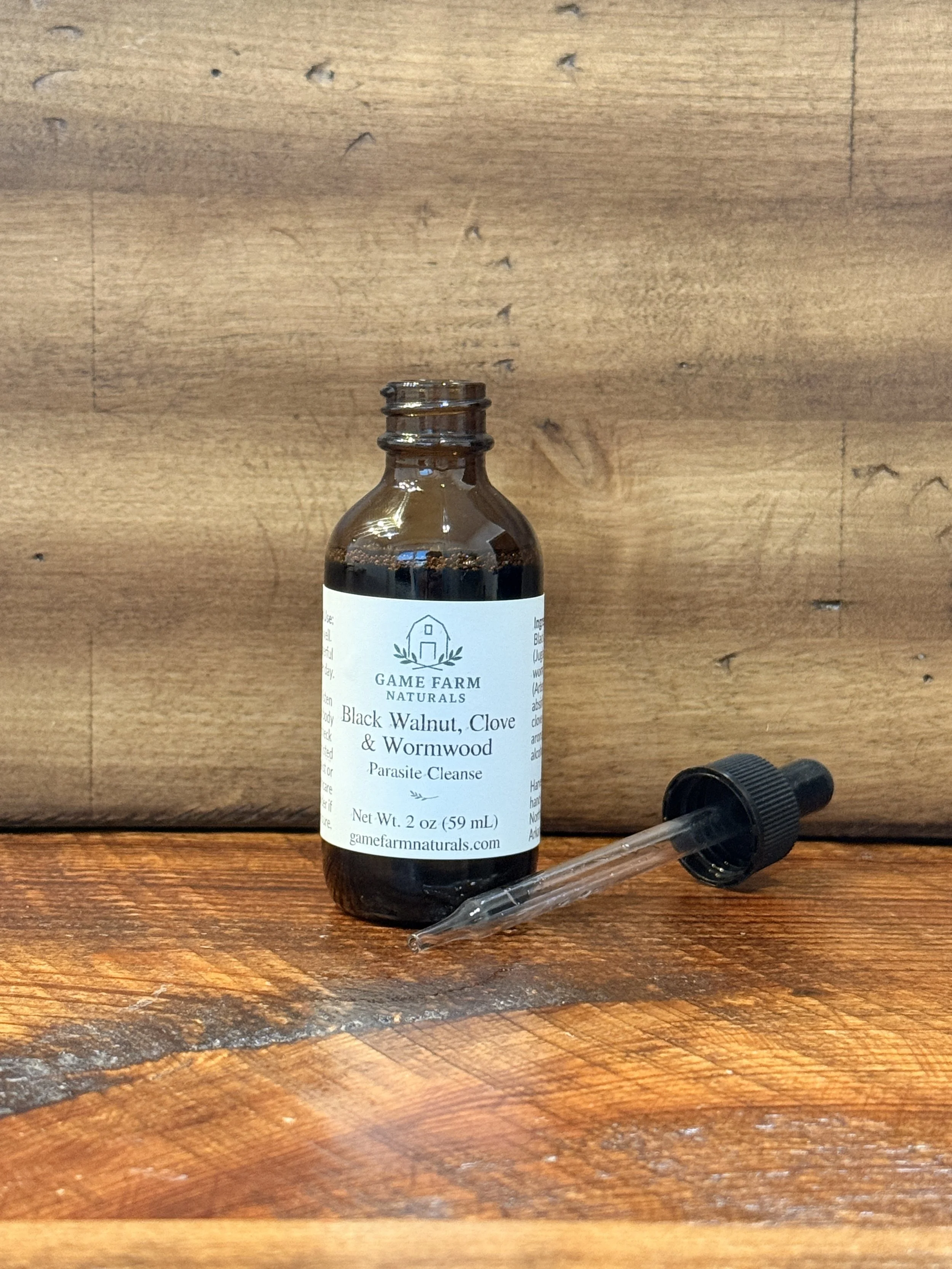 Black Walnut, Clove & Wormwood (Anti-parasitic)