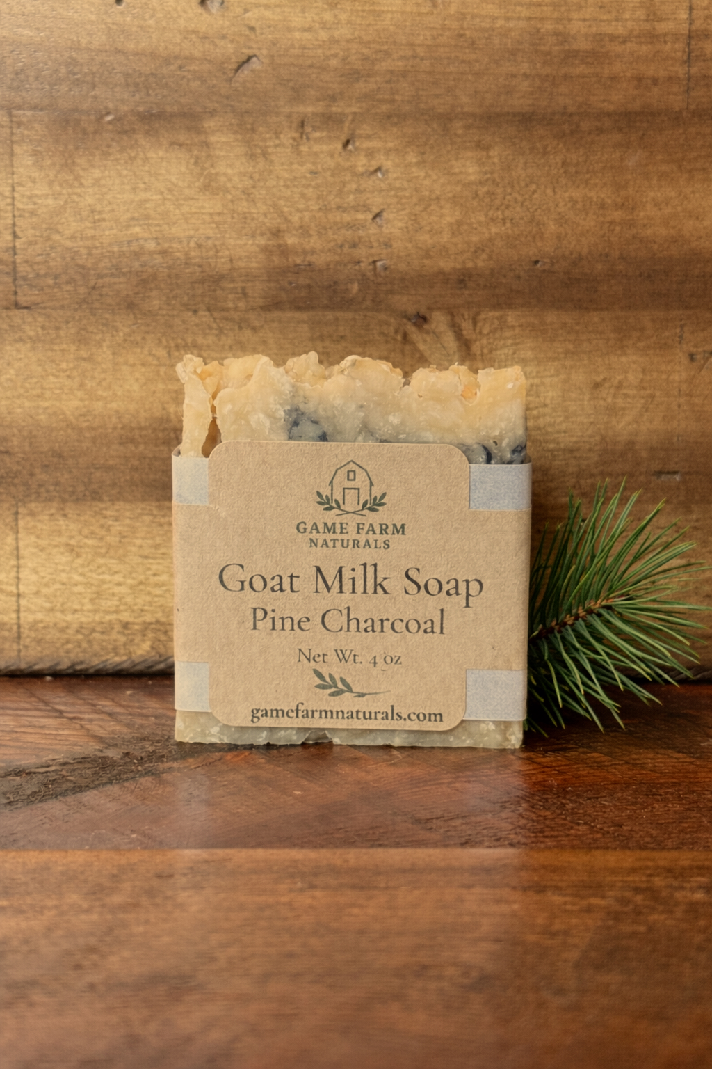 Charcoal Pine Goat Milk Soap