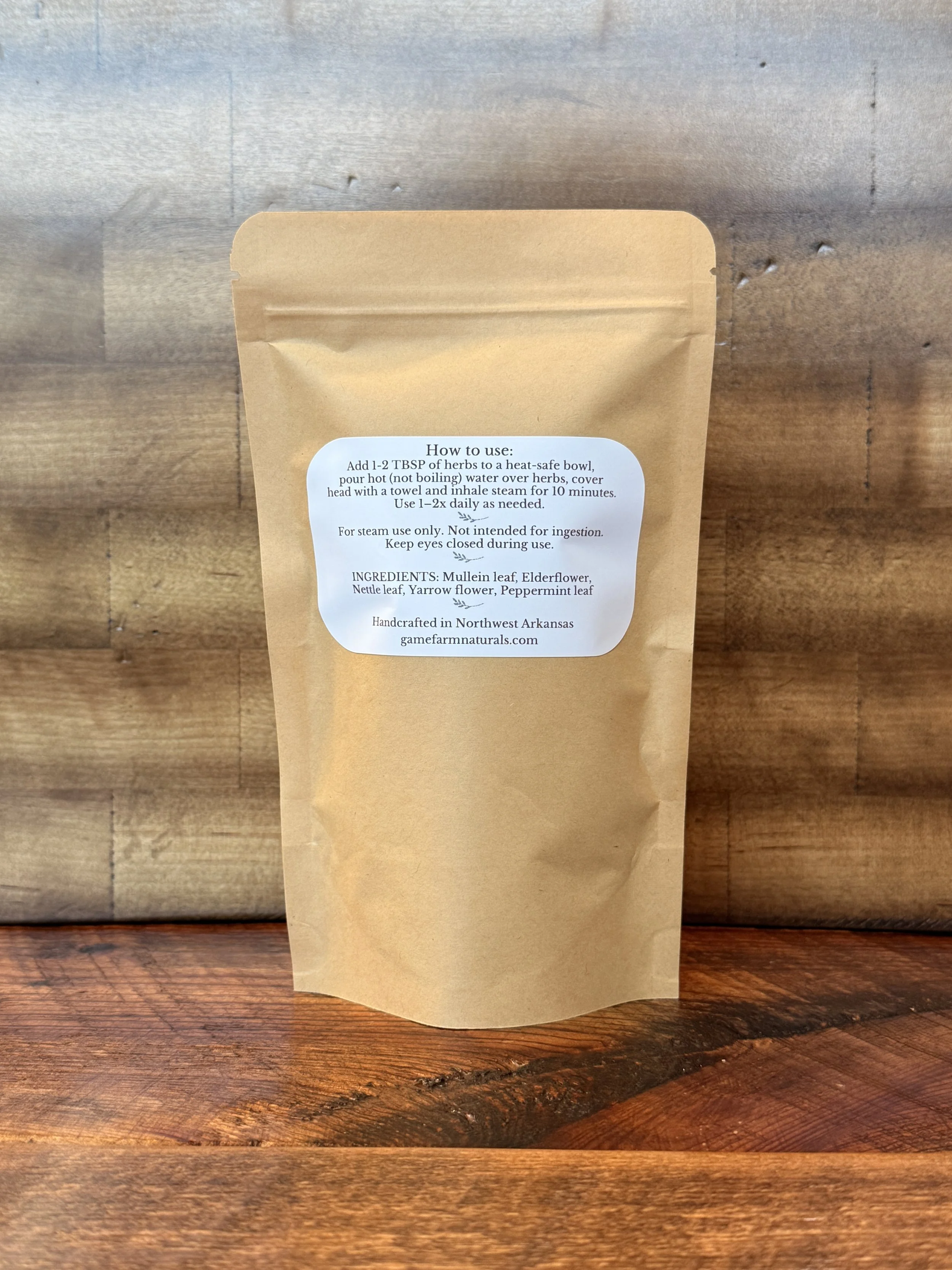 Herbal Steam Blend for Seasonal Sinus Support