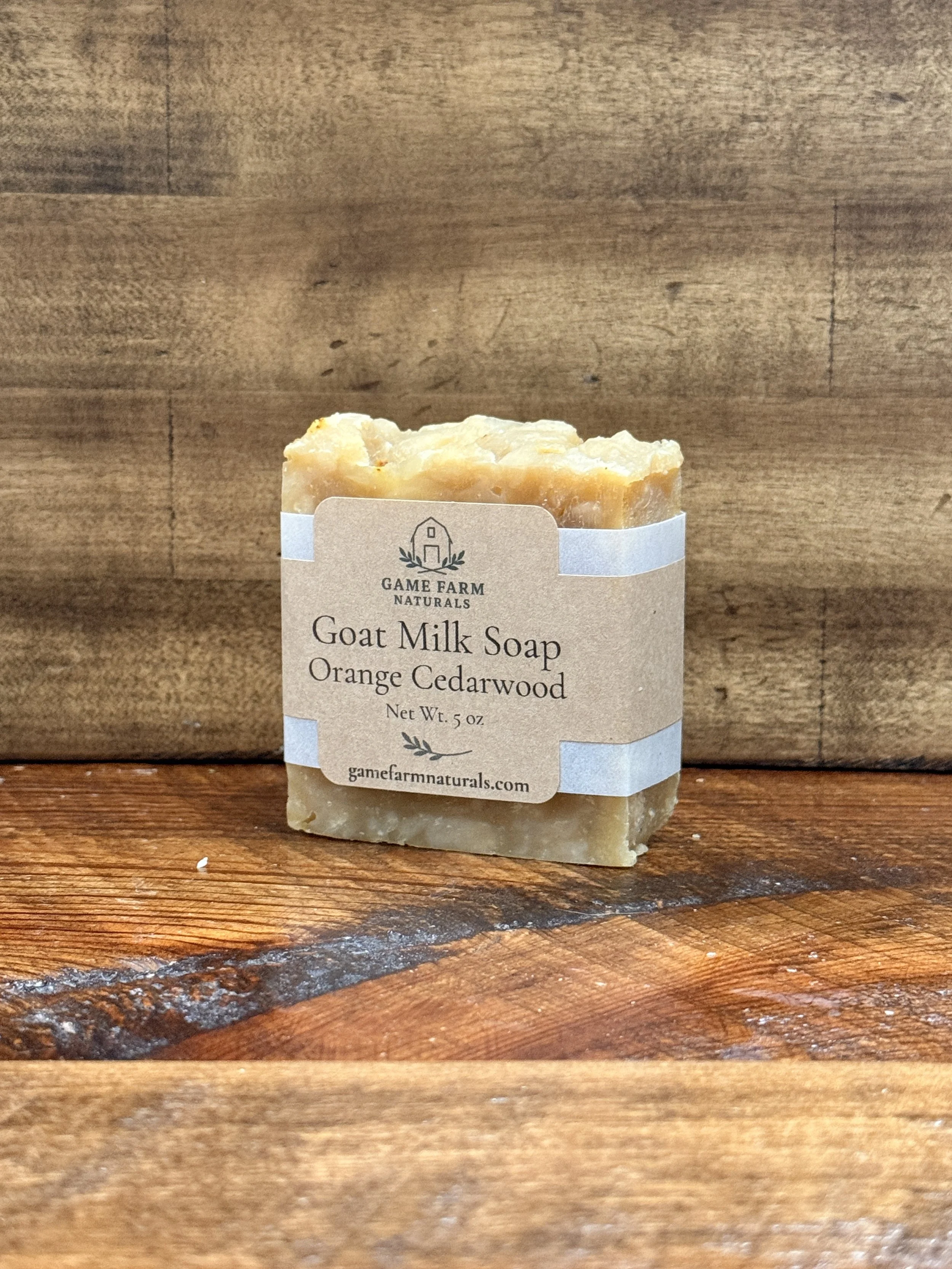 Orange Cedarwood Goat Milk Soap