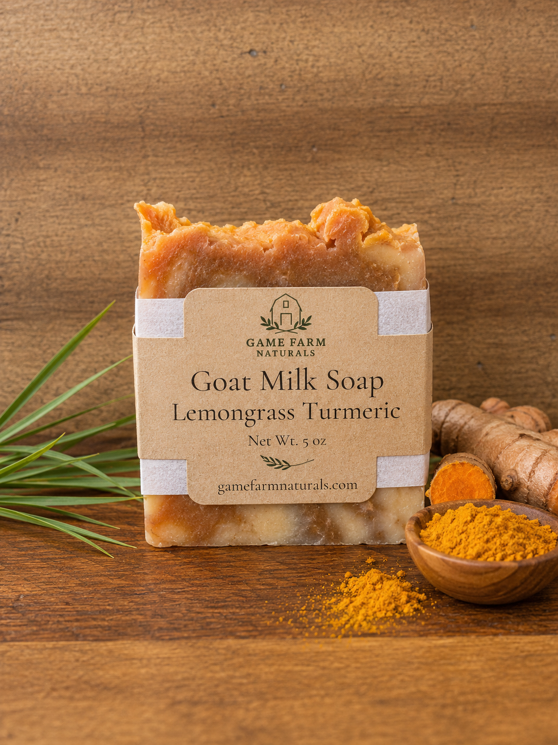 Lemongrass Turmeric Goat Milk Soap