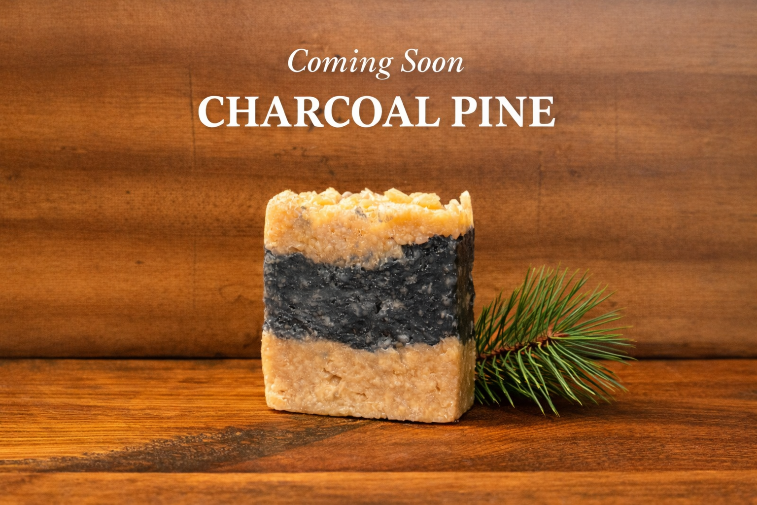 Charcoal Pine Goat Milk Soap