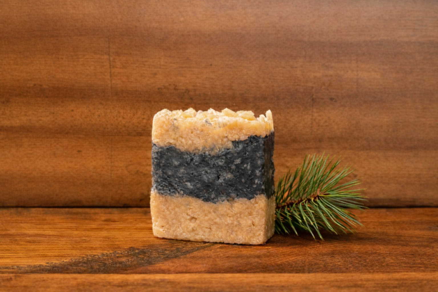 PINE CHARCOAL GOAT MILK SOAP
