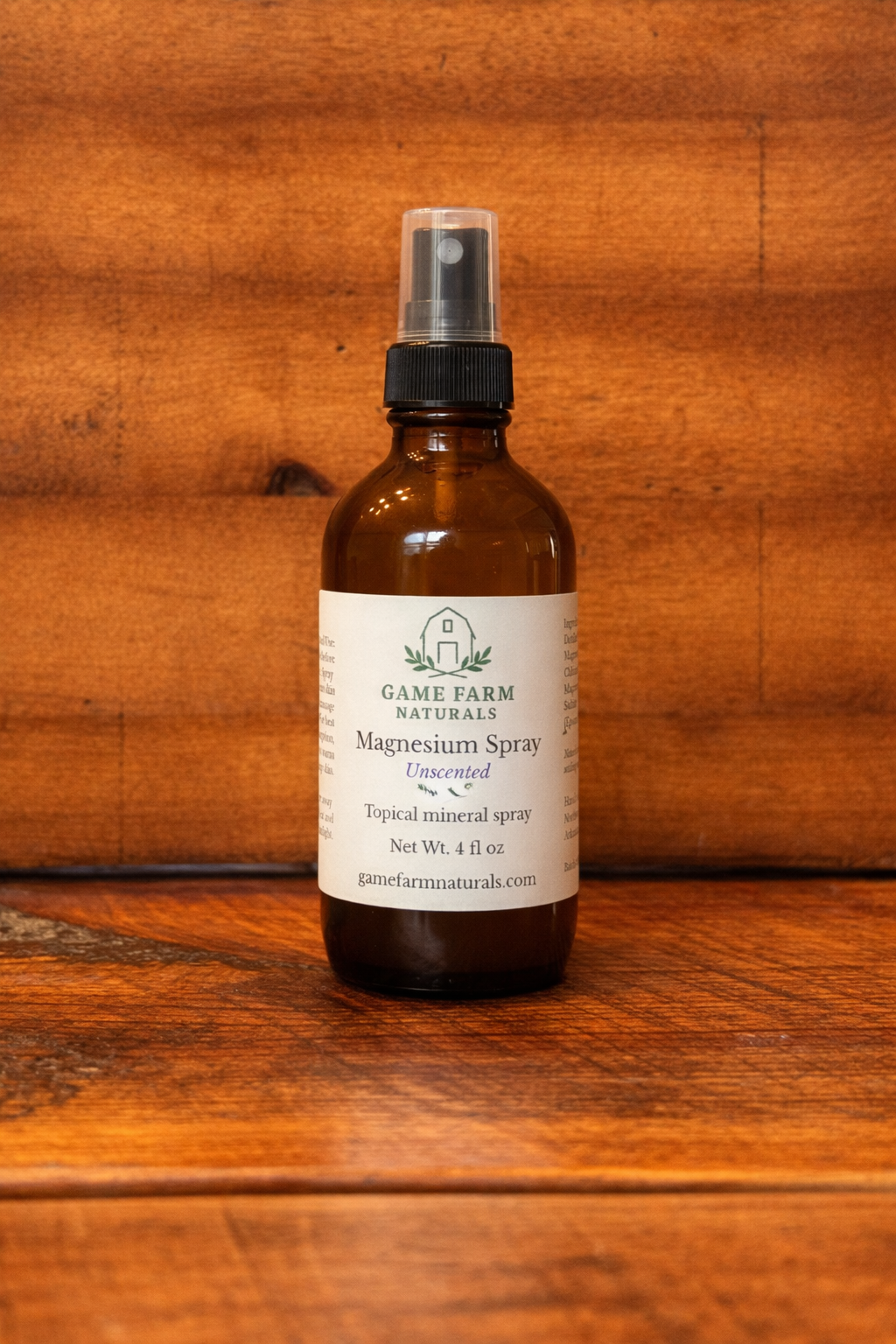 Unscented Magnesium Spray - 4 fl oz