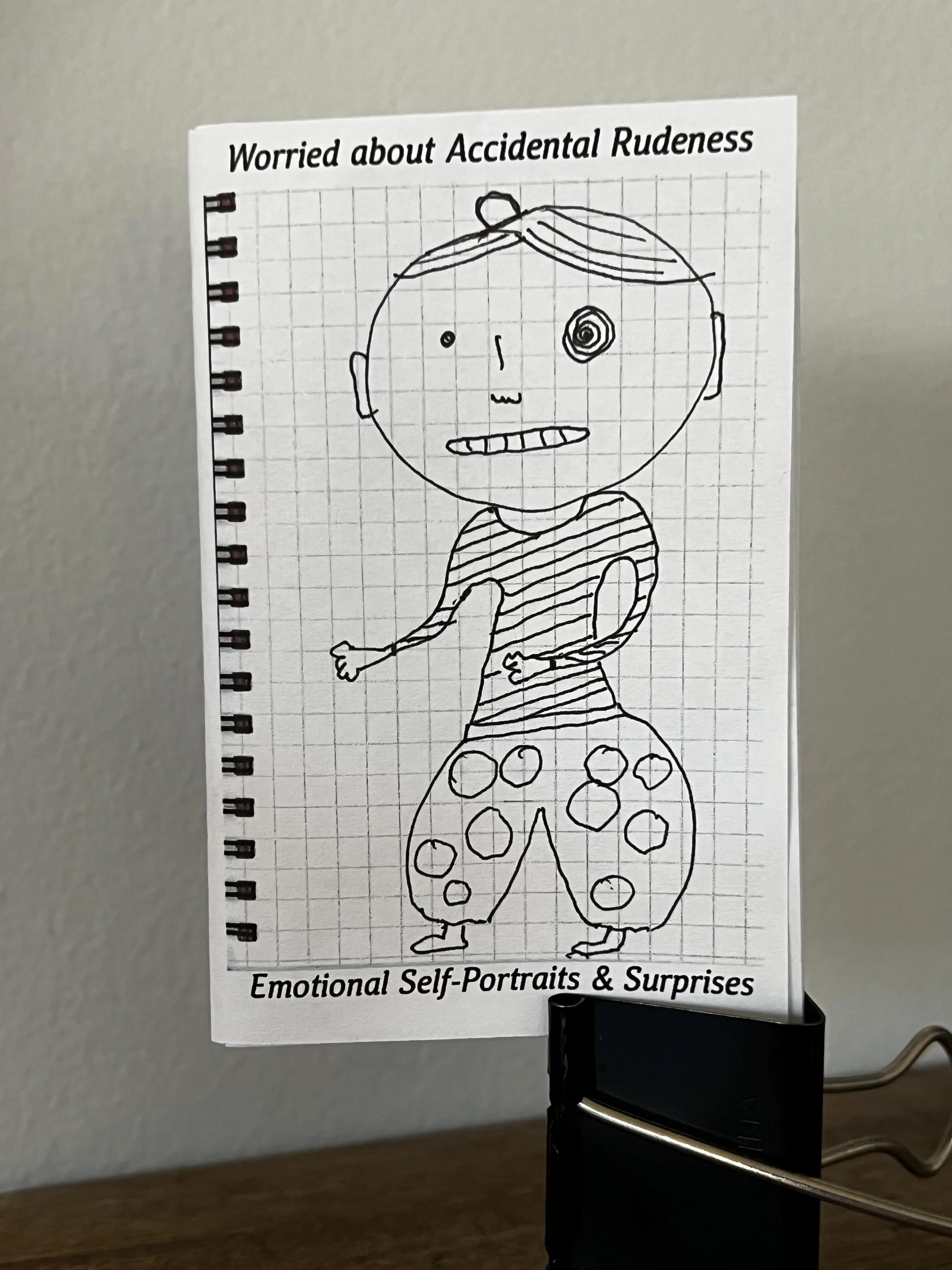  Worried about Accidental Rudness Zine © 2025 by  Ann Cooper   