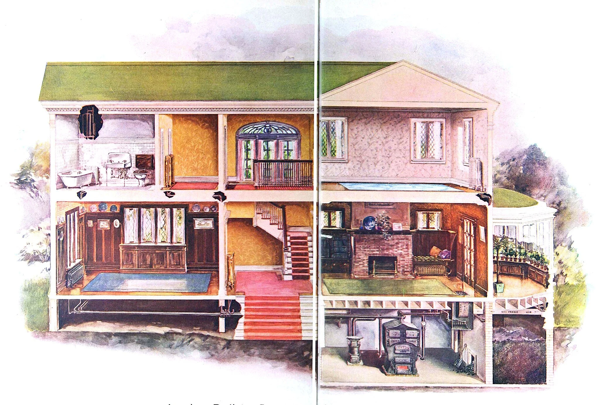 American Radiator Company exhibit at the St Louis World's Fair 1905