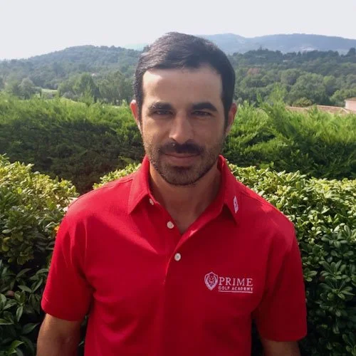 Pierre Garcin at Prime Golf Academy is the swing coach