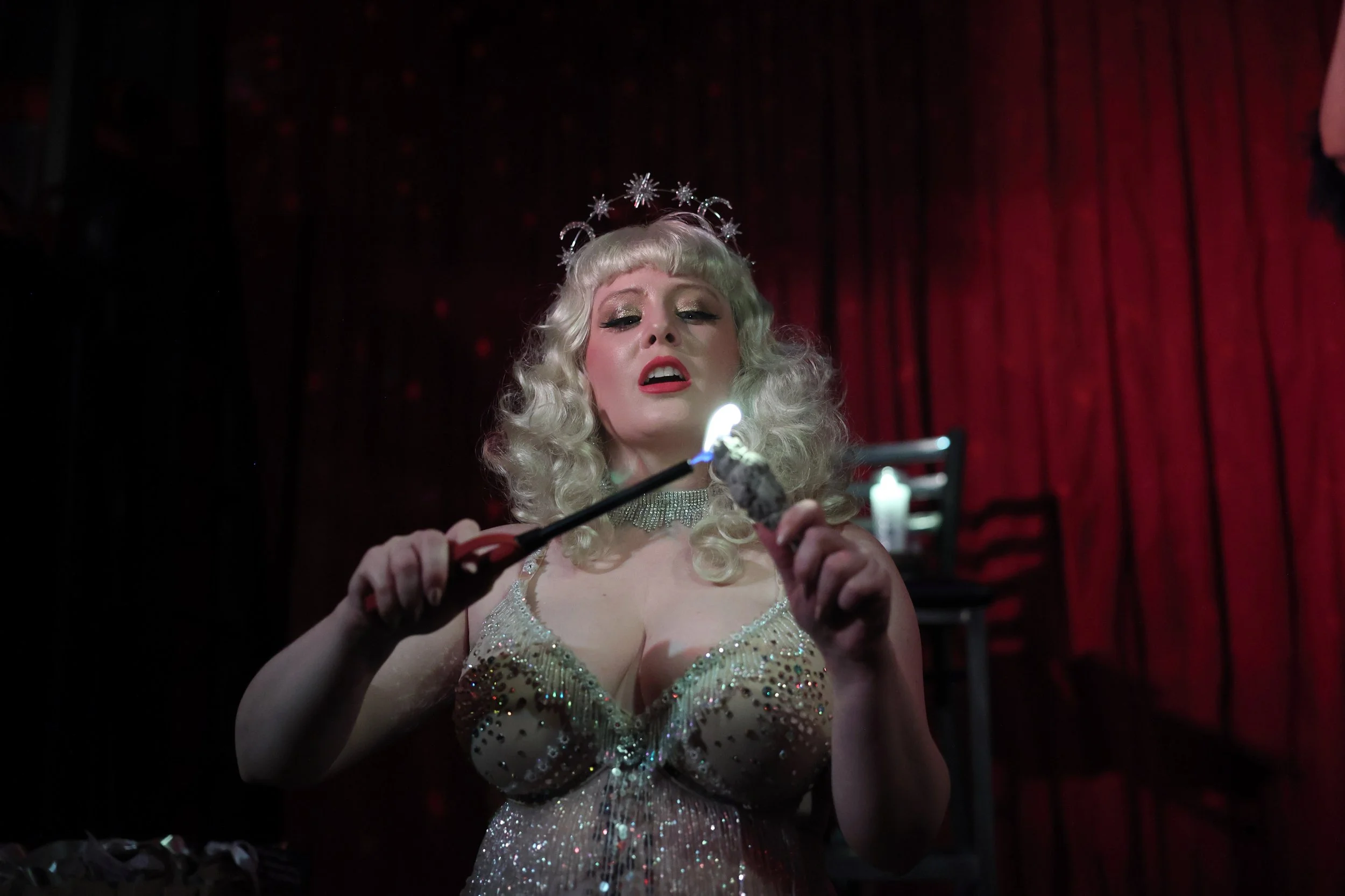  Photo by @el_Jong | The Glitter Sisters “New Moon Magick” @ Hell Phone, Bushwick 