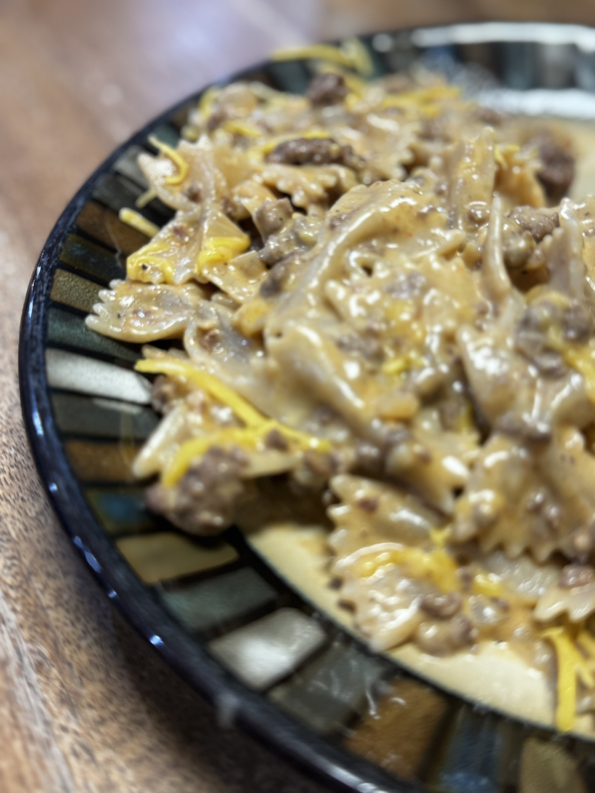 Creamy Ground Beef Bowtie Pasta (Easy 30 Minute Dinner)