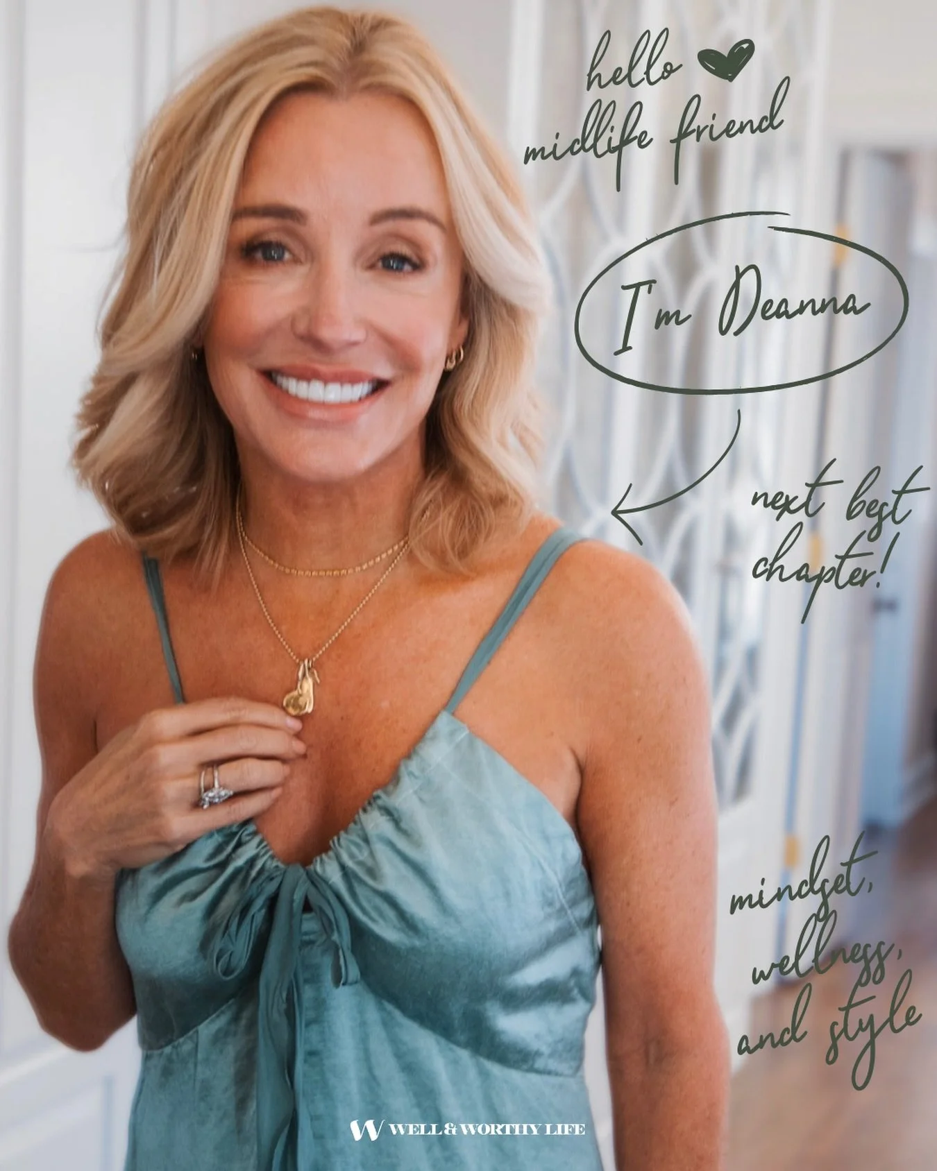 Hi, I&rsquo;m Deanna&hellip; and if you&rsquo;re new here, I&rsquo;m so glad you found this space 🤍

Well &amp; Worthy Life was created for the woman in midlife who knows there&rsquo;s more, more energy, more confidence, more joy, and is ready to st