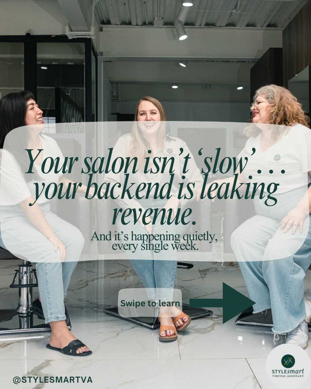 Your salon isn&rsquo;t &ldquo;slow&rdquo;&hellip; your backend is leaking revenue.

If your schedule feels inconsistent, booked one week, empty the next, you may think you need more clients, more marketing, or more content.

But most of the time?
You