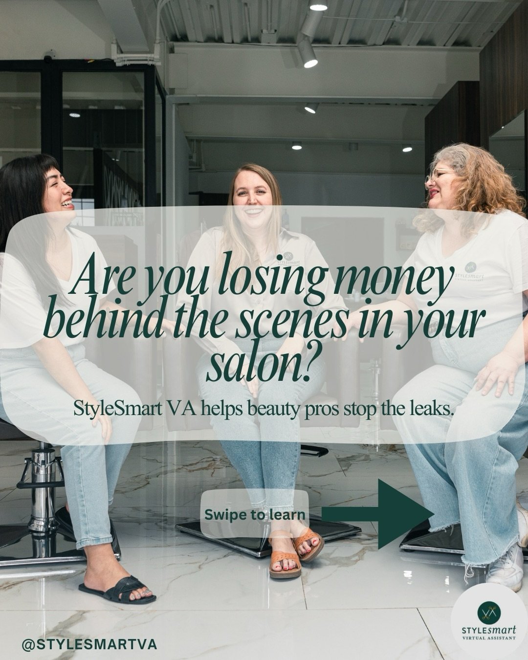 Are you loosing money behind the scenes in your salon? 

The problem usually isn&rsquo;t your talent or your demand, it&rsquo;s what&rsquo;s happening behind the scenes.

Unanswered DMs.
Missed calls during appointments.
No follow-up with new inquiri