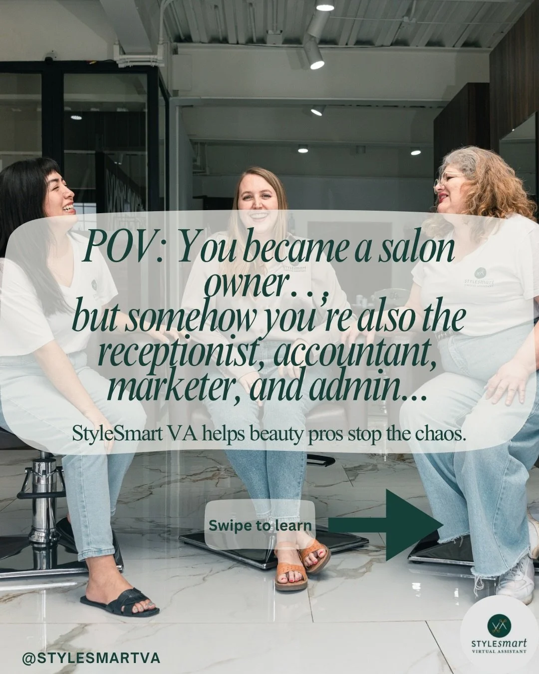 POV: You became a salon owner&hellip;
but somehow you&rsquo;re also the receptionist, accountant, marketer, and admin.

You didn&rsquo;t start your beauty business to answer emails at midnight, manage bookings between clients, chase invoices, or spen