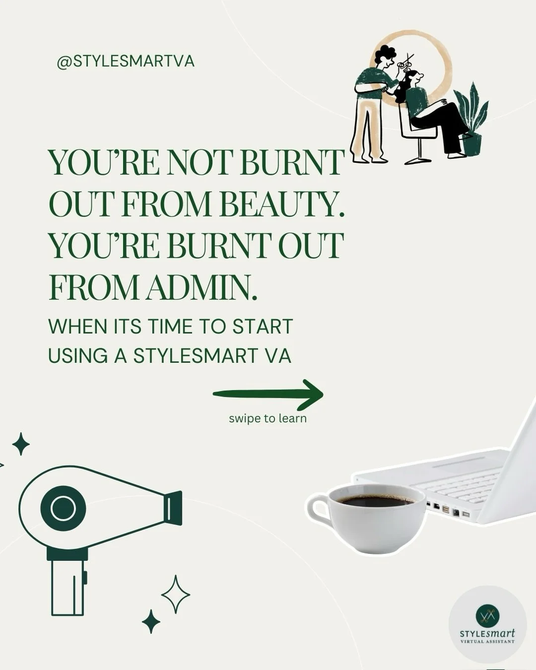 Two things can be true:

You can love your beauty business&hellip;
and not enjoy the daily administrative tasks that come with it.

As a salon owner, independent stylist, esthetician, or beauty professional, your genius is in your craft &mdash; not i