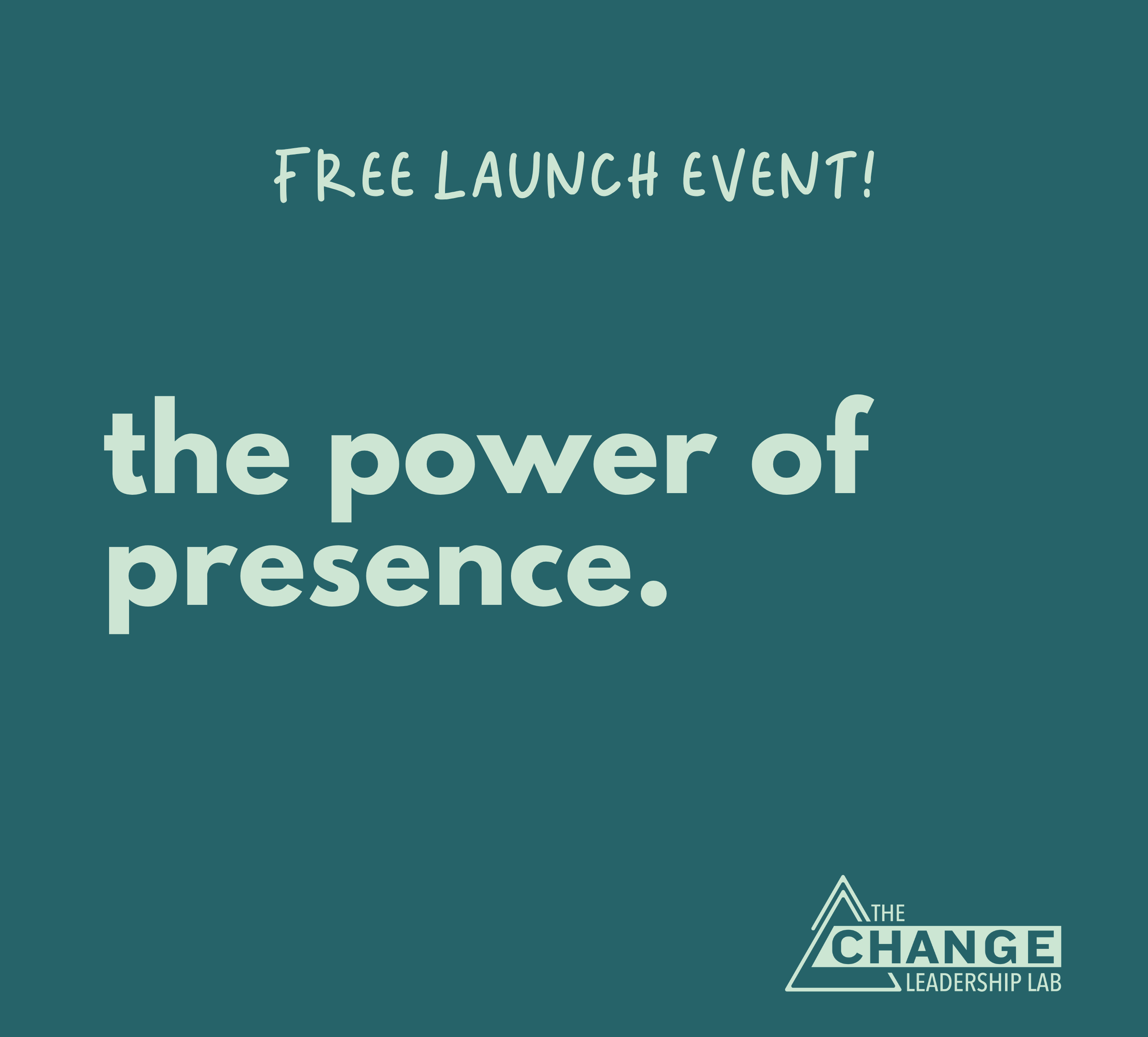 <span class="sqsrte-text-color--darkAccent">THE POWER OF PRESENCE</span> 