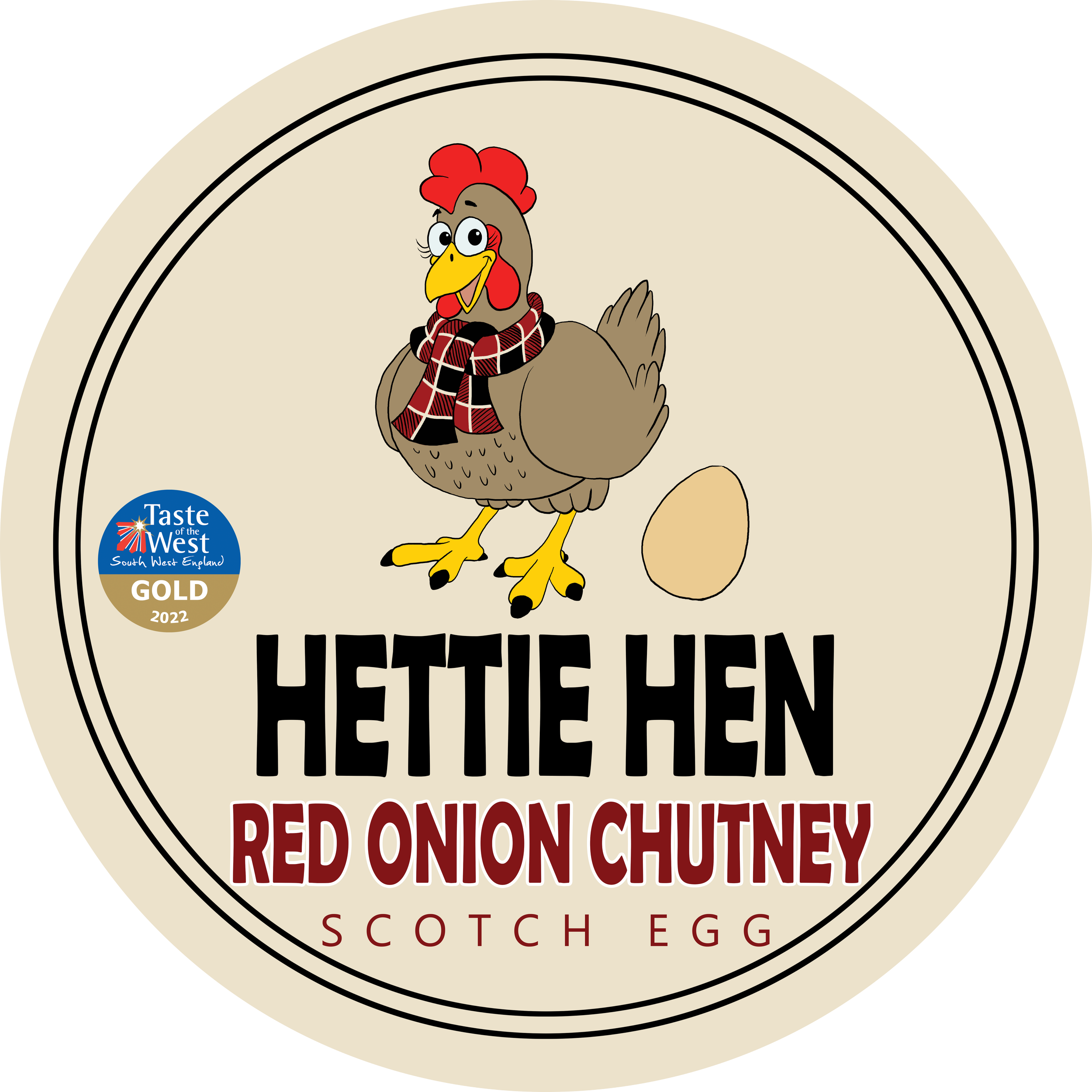 Caramelized Red Onion Scotch Egg