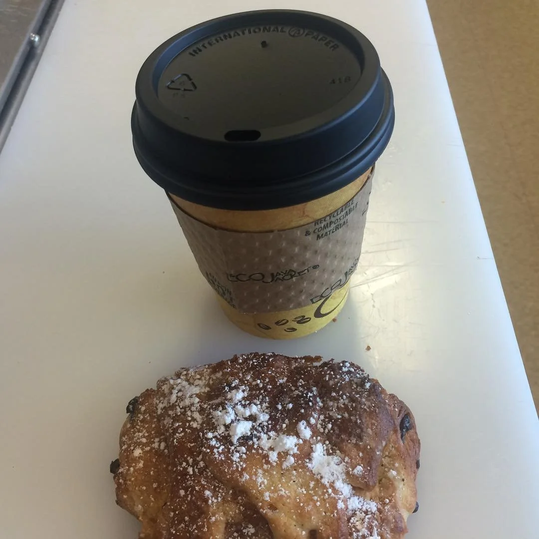 Ask for almond chocolate croissant +small coffee deal just for $3.50 at La Bohemia bakery on Mondays and Tuesdays!
