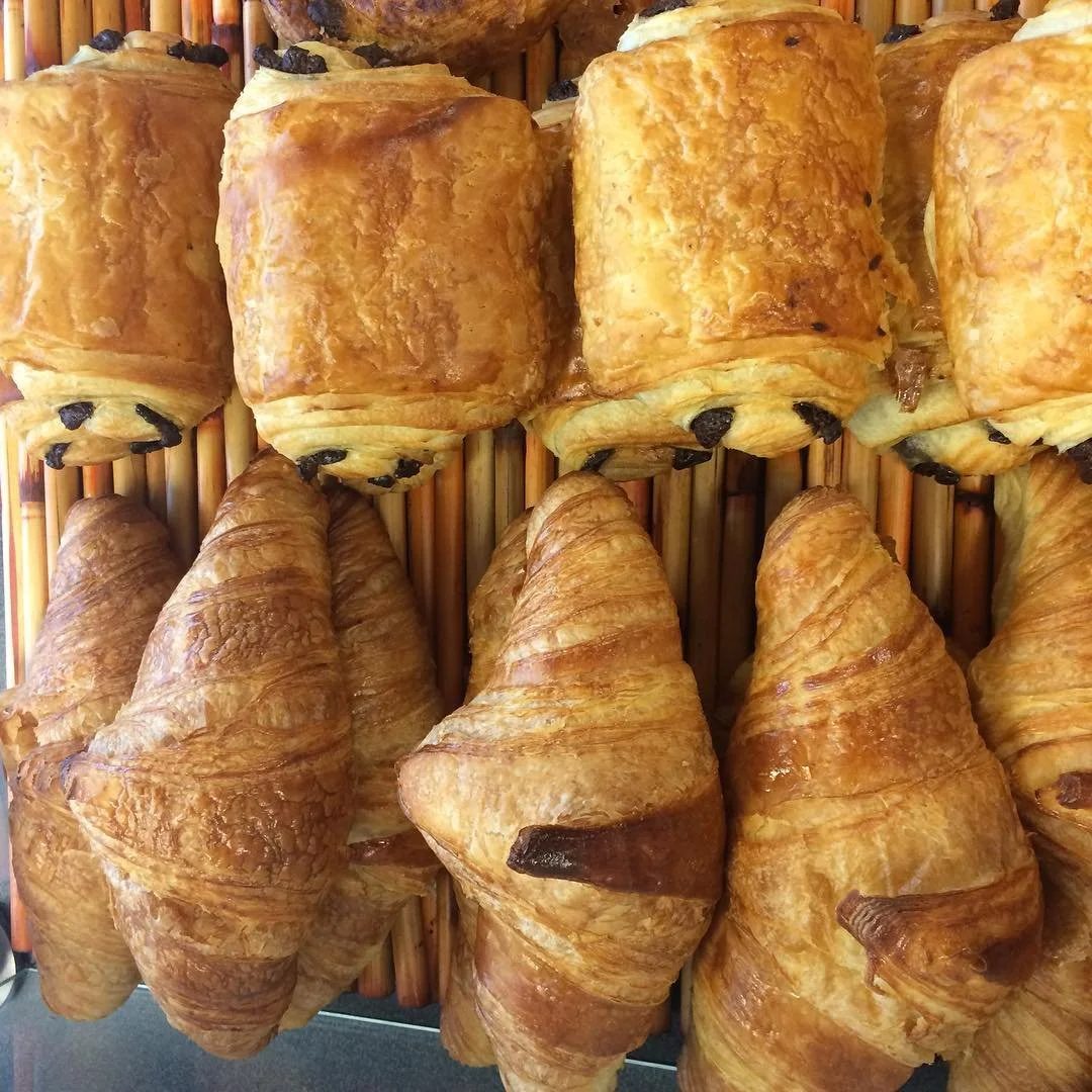 Fresh French croissants for your Monday breakfast are ready at La Bohemia bakery!