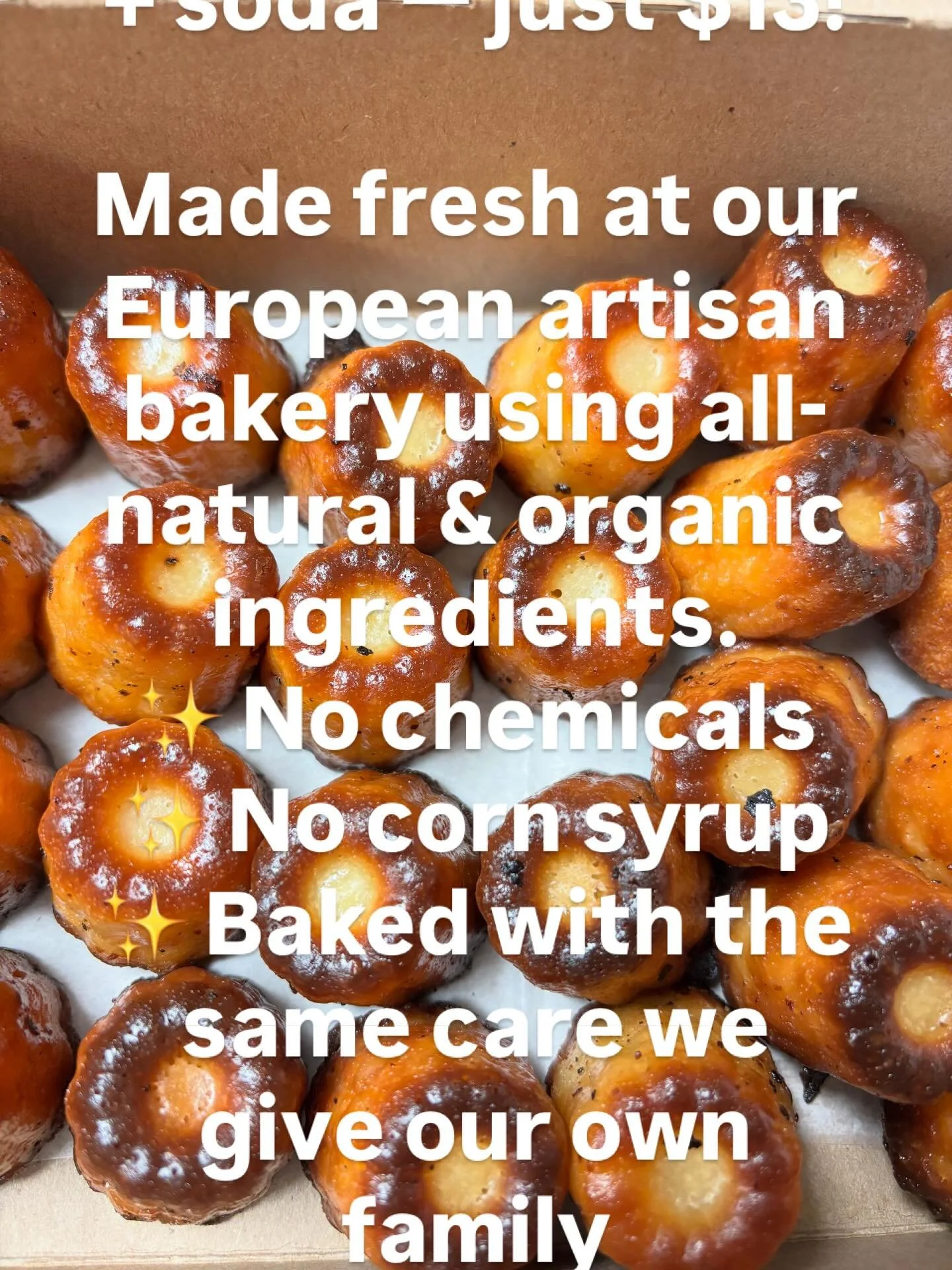 🥐🥪🥤 Sunday Brunch Special
Any sandwich + almond croissant + soda &mdash; just $13!

Made fresh at our European artisan bakery using all-natural &amp; organic ingredients.
✨ No chemicals
✨ No corn syrup
✨ Baked with the same care we give our own fa