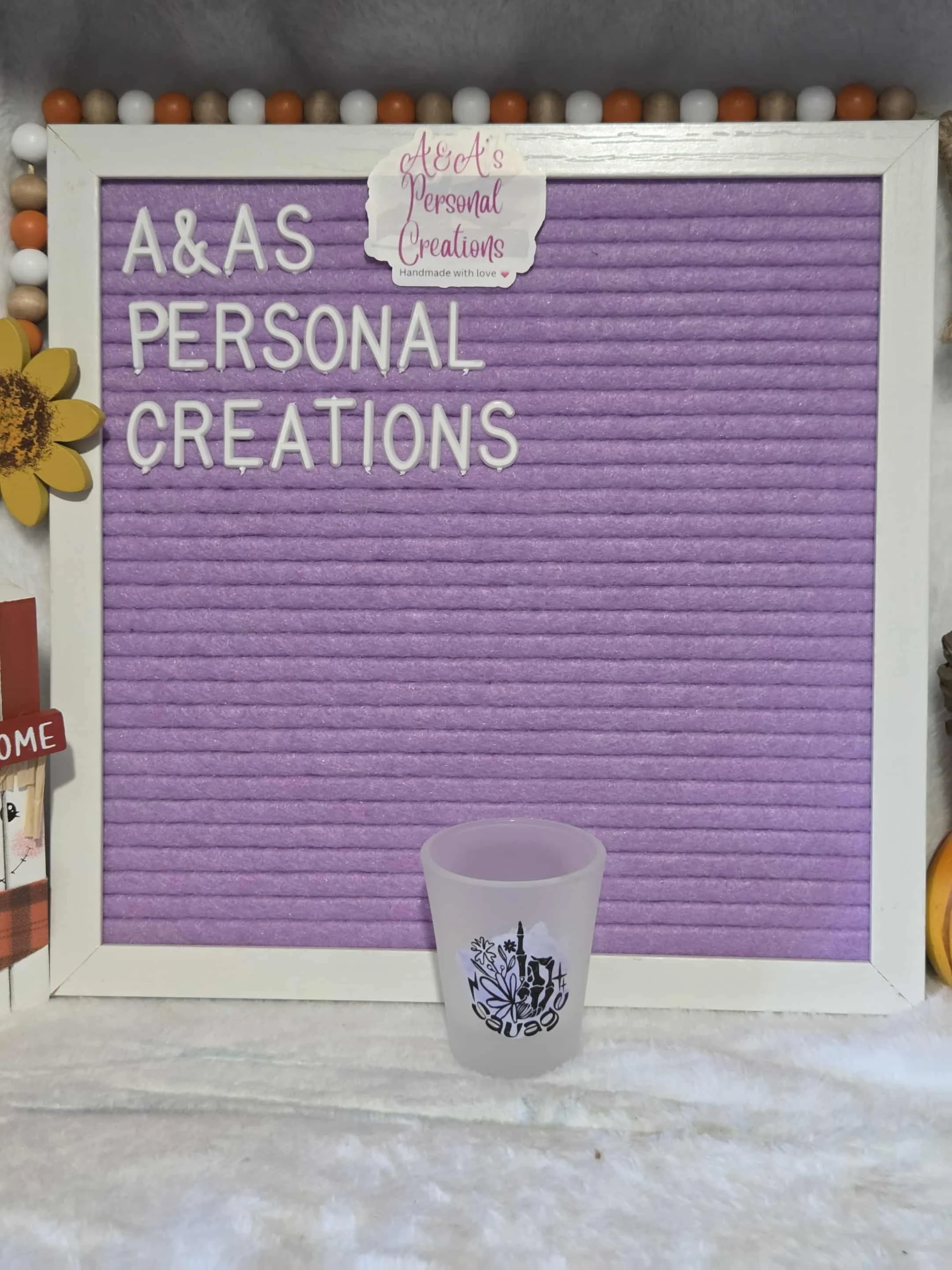 Premade shot glasses